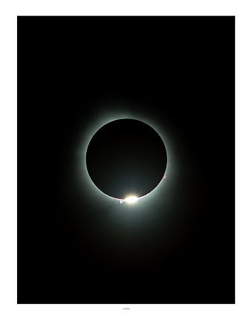 11x14 - Total Solar Eclipse - 4-8-2024 - eafoto - 4